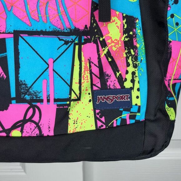 Jansport Retro Shoulder Bag y2k 90’s Neon - Picture 6 of 9